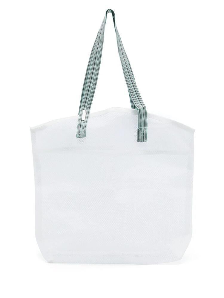 Sarah Chofakian Tela mesh tote bag - White Cover