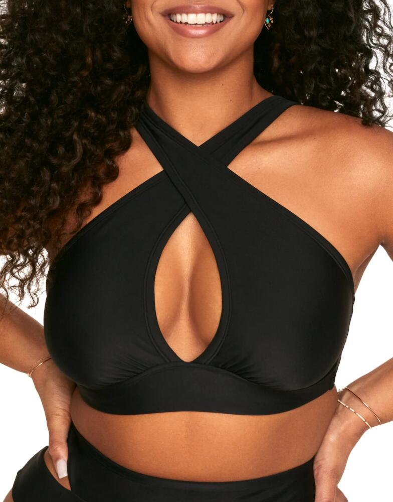 Adore Me Demi Swimwear Bra in Black Cover