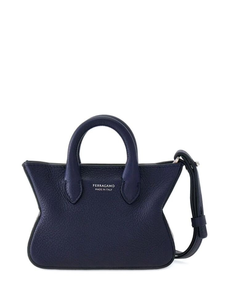 Ferragamo Tote leather key chain - Blue Cover