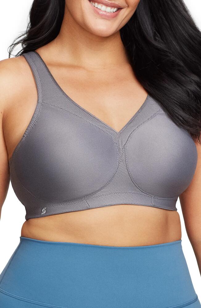 Glamorise MagicLift Seamless Sports Bra in Charcoal Gray Cover