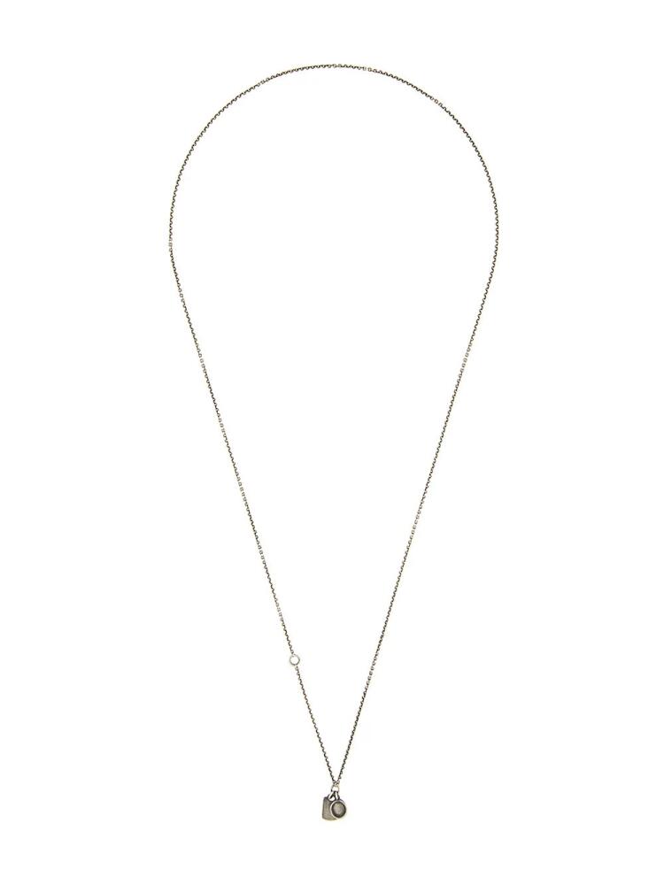 WERKSTATT:MÜNCHEN double tag chain necklace - Metallic Cover