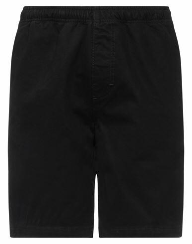 Stussy Man Shorts & Bermuda Shorts Black Cotton Cover