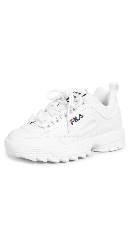 Fila Disruptor II Premium Sneakers White/Fila Navy/Fila Red Cover