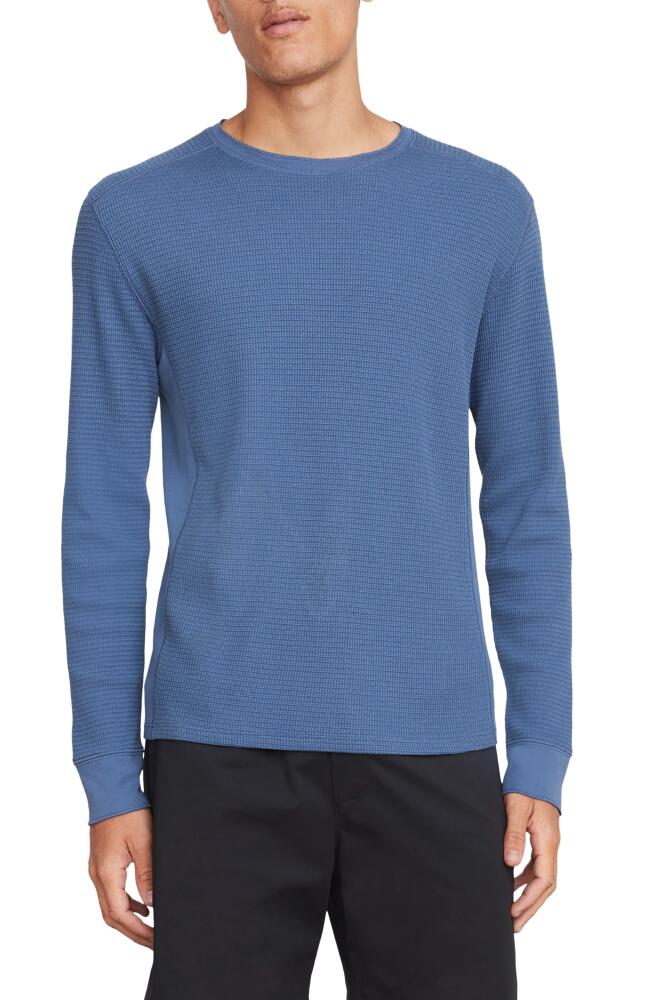 Vince Thermal Long Sleeve T-Shirt in Spruce Blue Cover