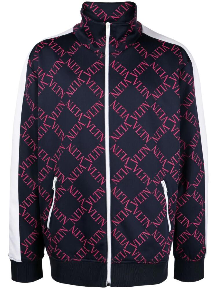 Valentino Garavani logo-print zip-front track jacket - Multicolour Cover