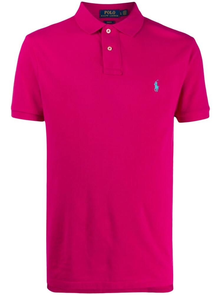 Polo Ralph Lauren embroidered logo polo shirt - Pink Cover