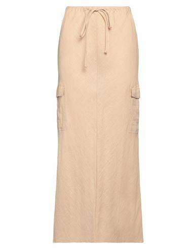 Faithfull Woman Maxi skirt Sand Linen Cover