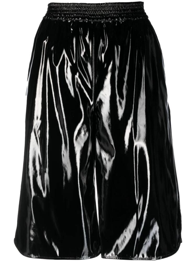 Baum Und Pferdgarten Novalie vinyl high-waisted shorts - Black Cover