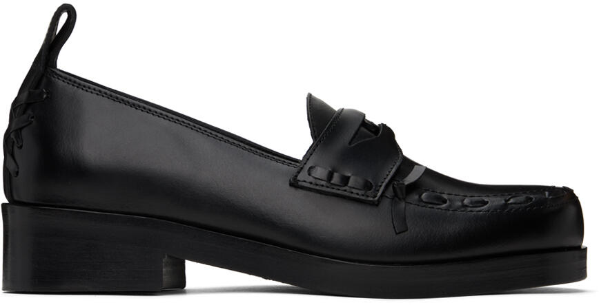 Stefan Cooke Black Leather Loafers Cover