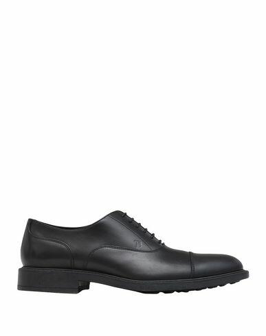 Tod's Man Lace-up shoes Black Soft Leather Cover