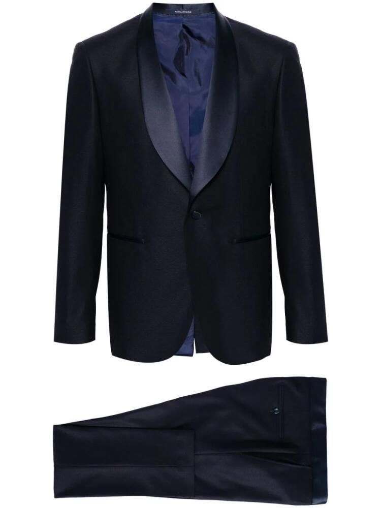 Tagliatore shawl-lapels single-breasted dinner suit - Blue Cover