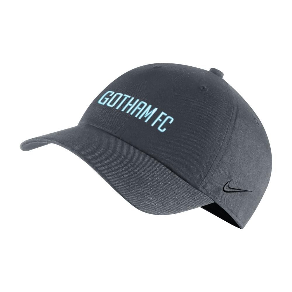 NJ/NY Gotham FC Heritage86 Nike Unisex NWSL Soccer Cap in Grey Cover