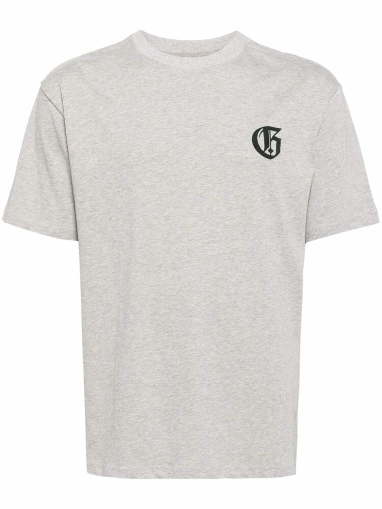 Ground Zero logo-print cotton T-shirt - Grey Cover