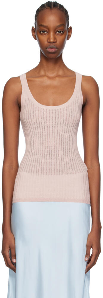 Gabriela Hearst Pink Nevin Tank Top Cover