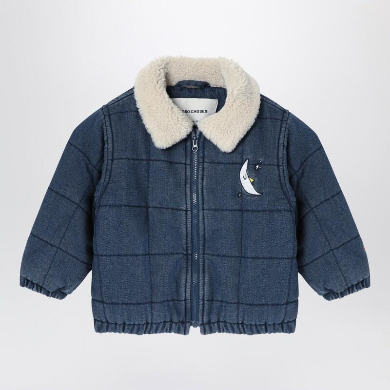 Bobo Choses Navy blue quilted denim jacket Cover