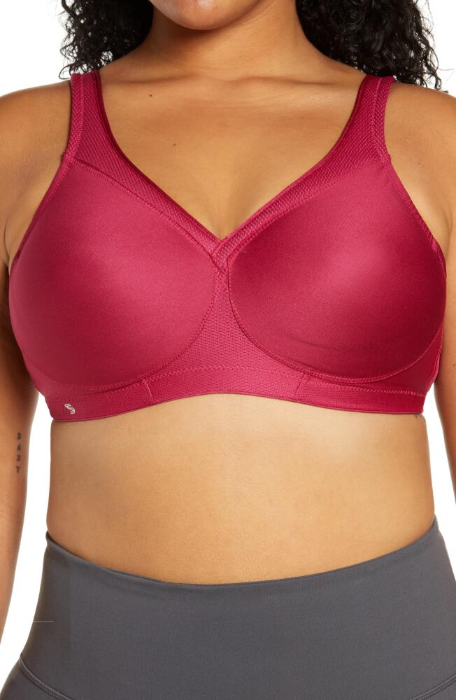 Glamorise MagicLift Seamless Sports Bra in Ruby Red Cover