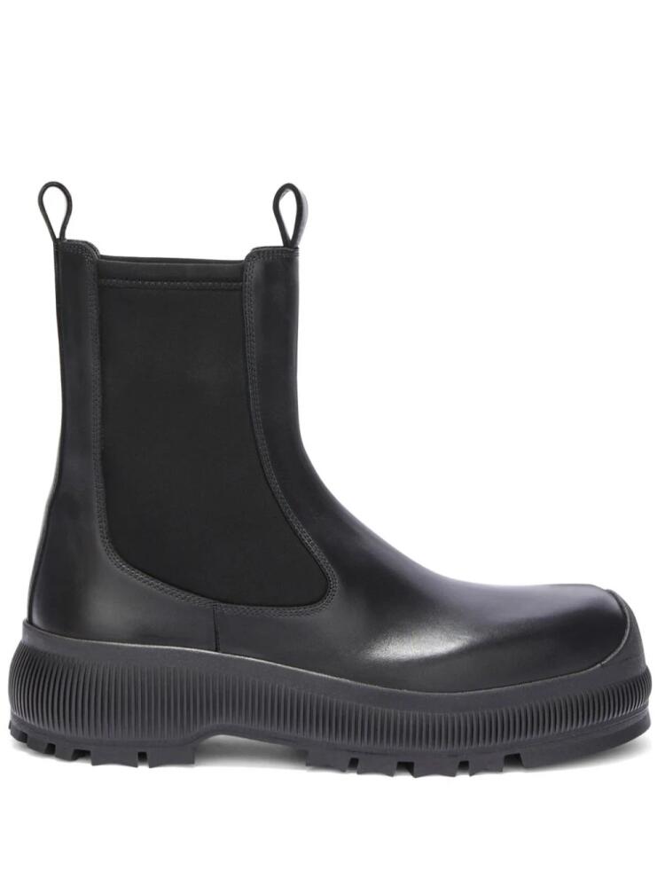 Jil Sander leather Chelsea boots - Black Cover