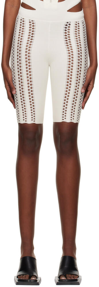 Dion Lee White Column Shorts Cover