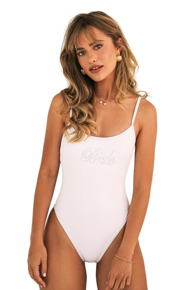 Dippin Daisys Star Scoop Neckline One Piece in White Cover