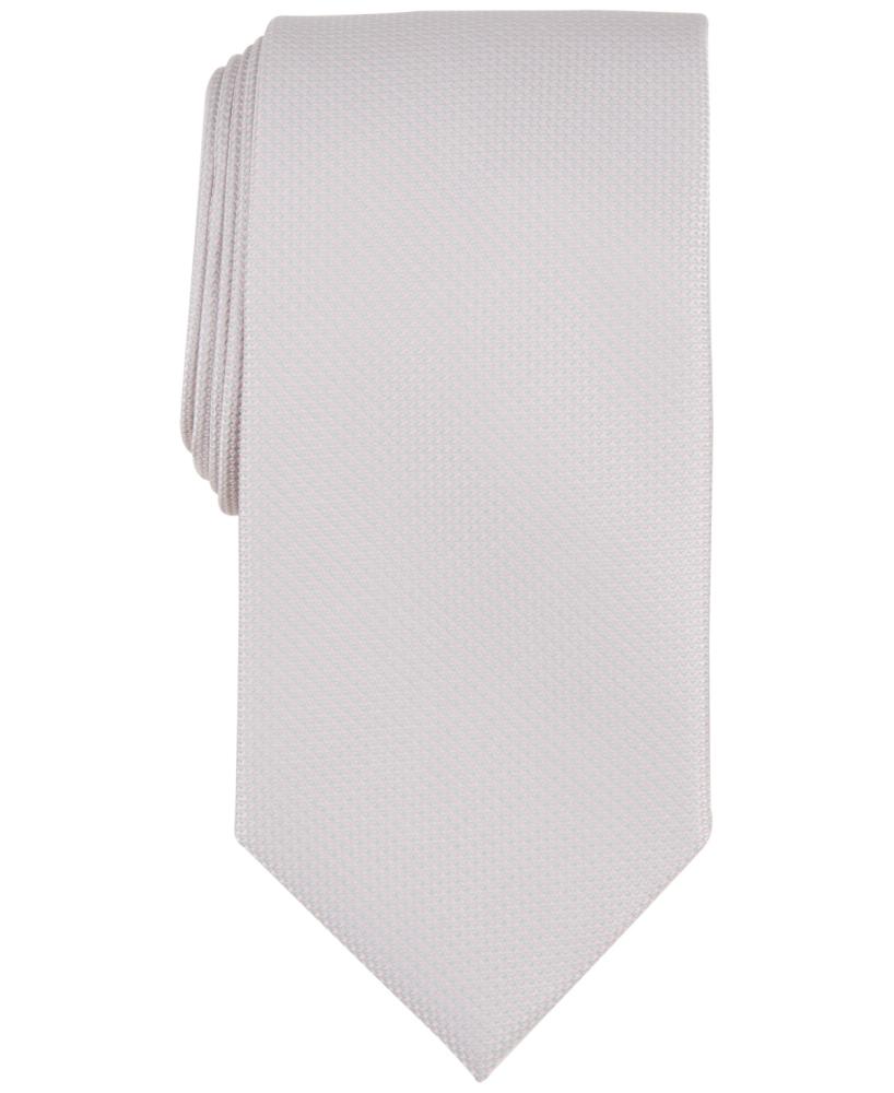 Michael Kors Men's Sorrento Solid Tie - Grey Cover