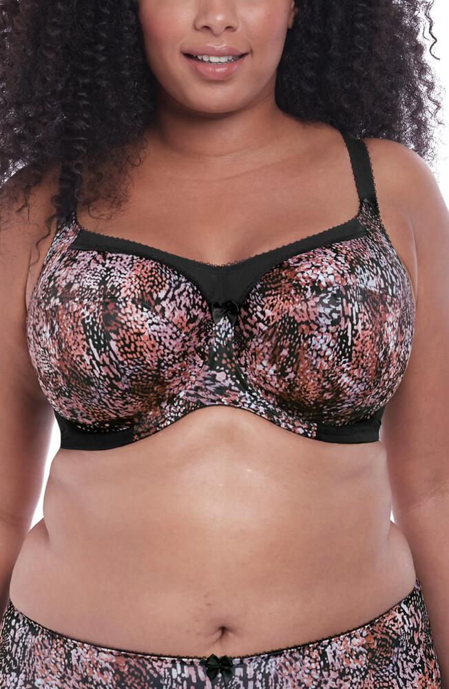 Goddess Kayla Full Cup Full Figure Underwire Bra in Dark Leopard Cover