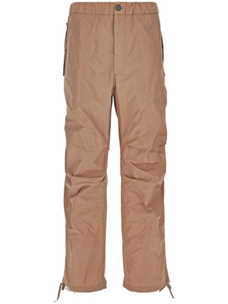 Ferragamo wide-leg taffeta trousers - Neutrals Cover