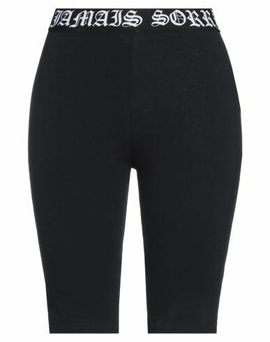 Eleven Paris Woman Leggings Black Cotton, Elastane Cover