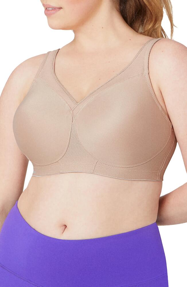 Glamorise MagicLift Seamless Sports Bra in Brown Cover