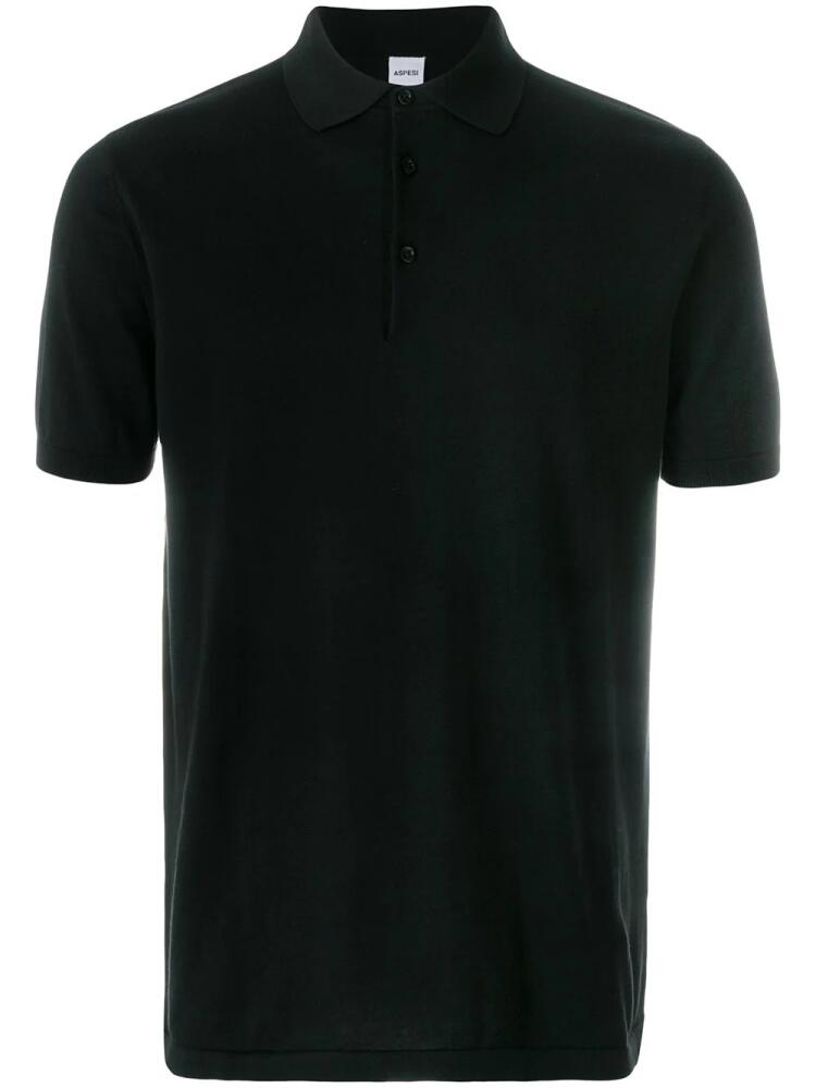 ASPESI slim fit polo shirt - Black Cover