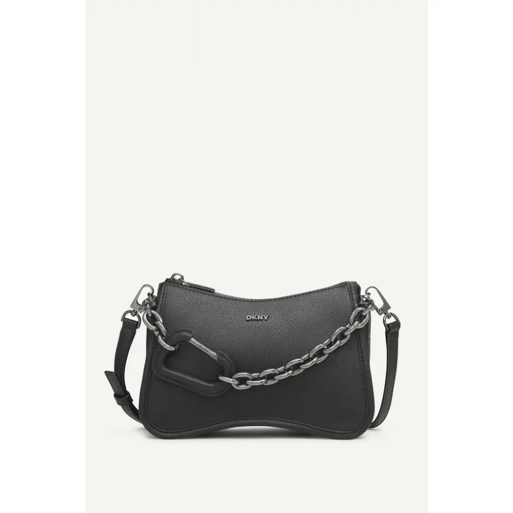 DKNY Adria Crossbody in Black/gunmetal Cover