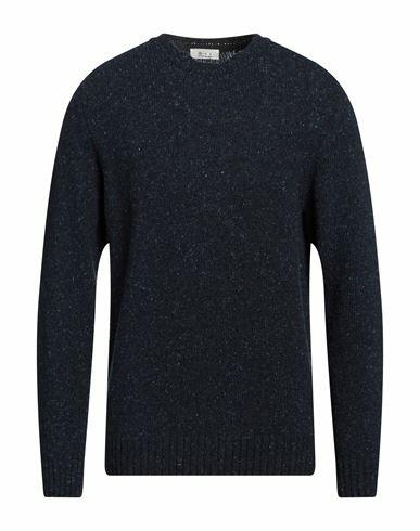 Avignon Man Sweater Midnight blue Wool, Polyamide Cover