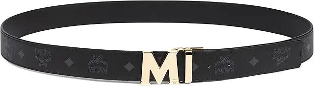 MCM Claus Reversible Belt (Black) Men's Belts Cover