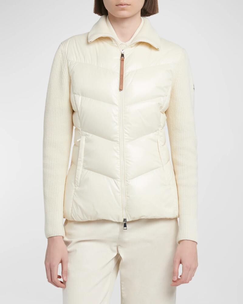 Moncler Puffer Knit Cardigan Cover