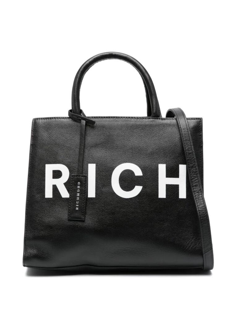 John Richmond logo-print tote bag - Black Cover