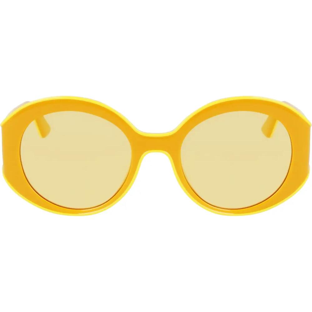 Longchamp Heritage 53mm Oval Sunglasses in Honey Cover