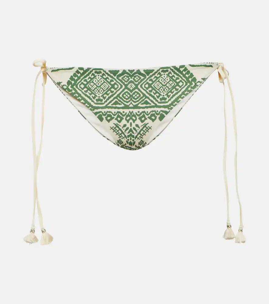 Johanna Ortiz Printed self-tie bikini bottoms Cover