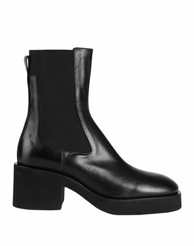 Arket Woman Ankle boots Black Soft Leather Cover