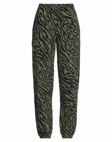 Dundas Woman Pants Military green Cotton Cover