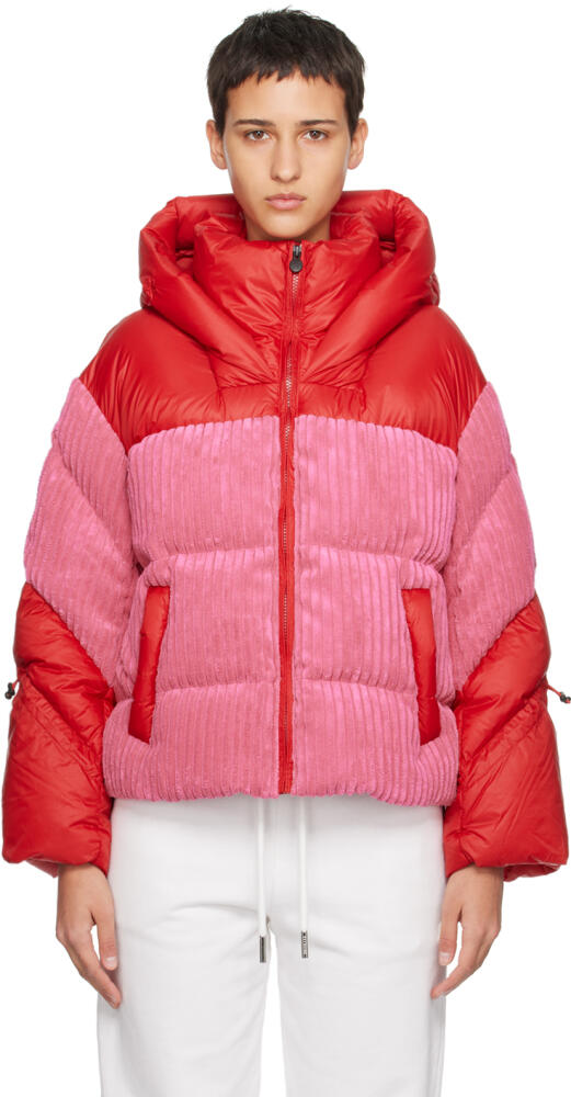 Perfect Moment Pink & Red Zao Down Jacket Cover