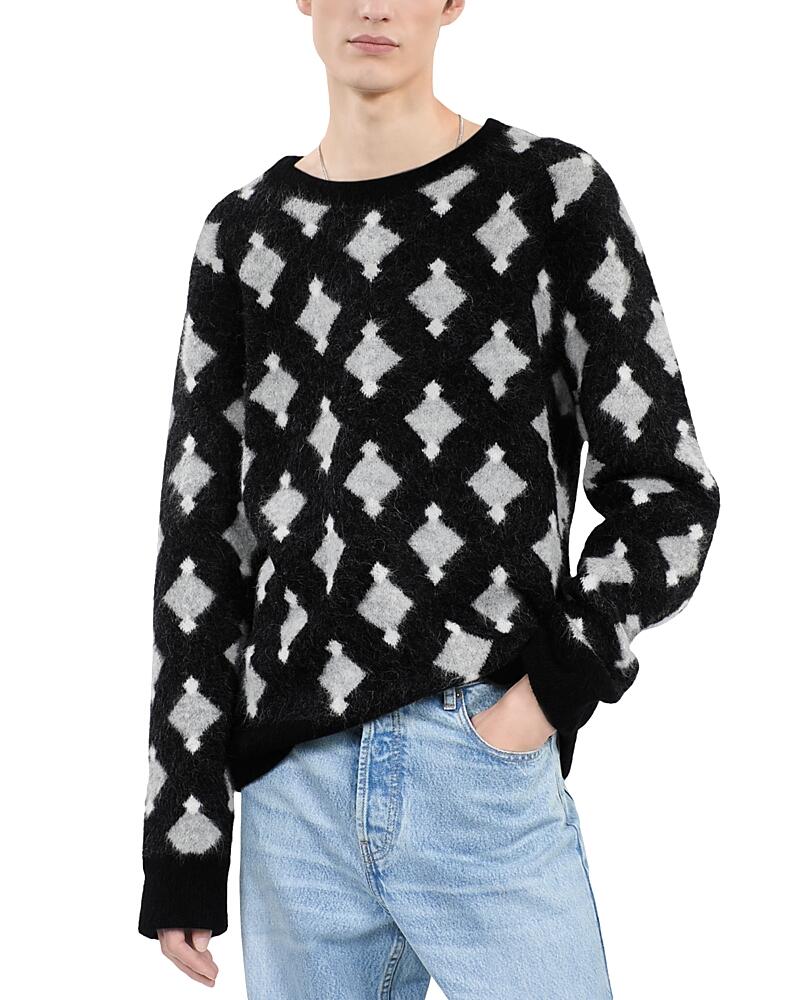 The Kooples Diamond Geo Straight Fit Sweater Cover