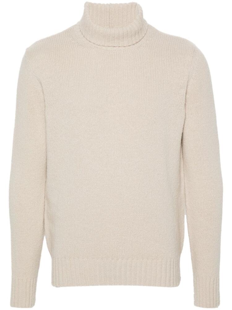 Eleventy roll-neck wool jumper - Neutrals Cover