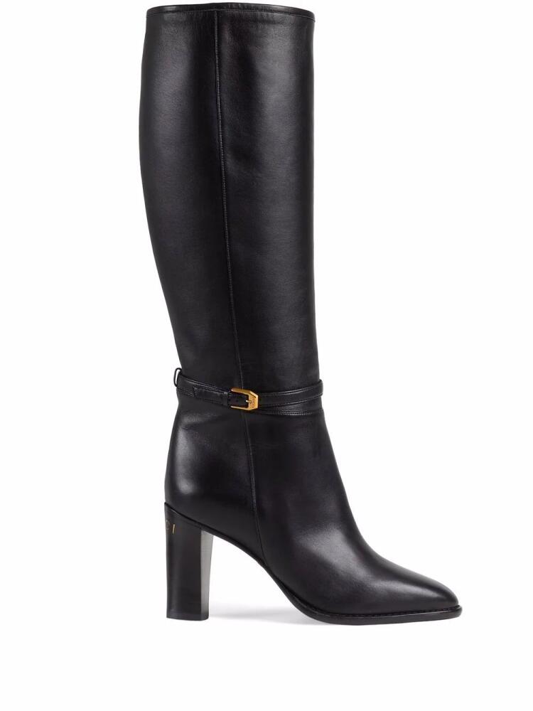 Gucci Gucci print knee-length boots - Black Cover