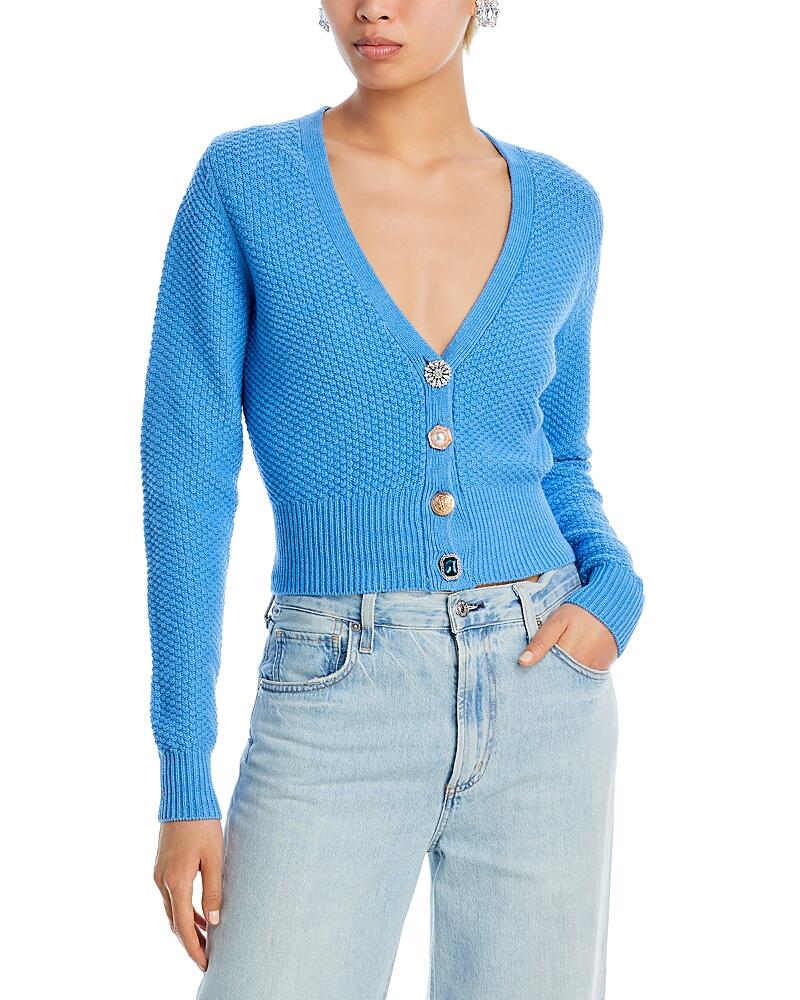 Essentiel Antwerp Jewel Button Cropped Cardigan Cover