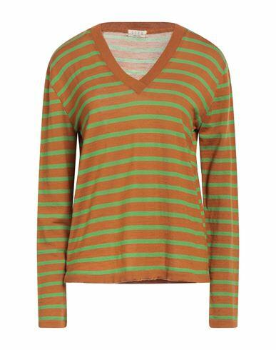 Siyu Woman Sweater Green Merino Wool Cover