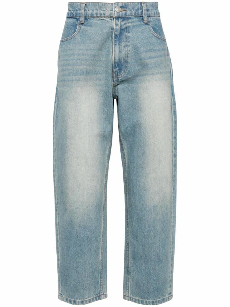 CROQUIS straight-leg cropped jeans - Blue Cover