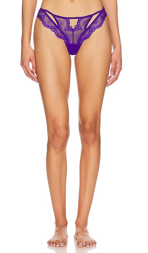 Thistle and Spire Kane Cutout Thong in Purple Cover