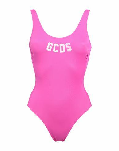 Gcds Woman One-piece swimsuit Magenta Polyamide, Elastane Cover