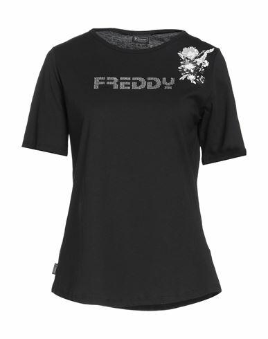 Freddy Woman T-shirt Black Cotton Cover