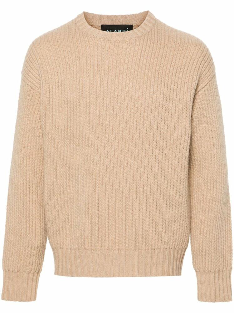 Alanui Finest cable-knit jumper - Neutrals Cover