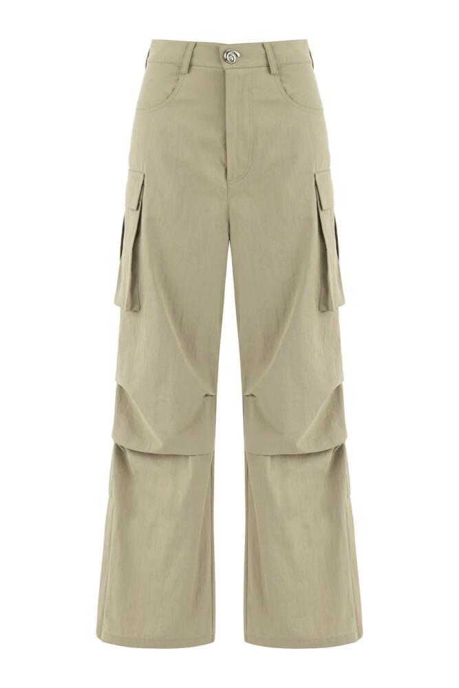 Nocturne Cargo Pants with Pockets in Dark Beige Cover